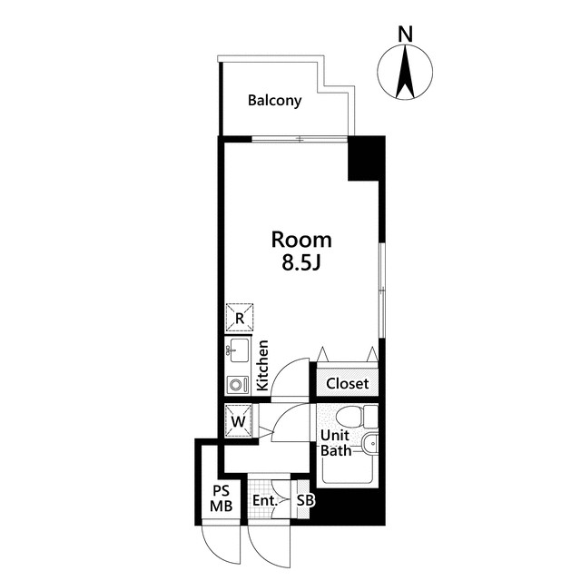 アーバンハイツ平塚 203号室 間取り