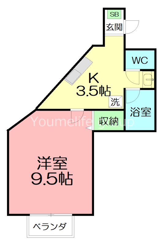 ハウスシードⅣ 203号室 間取り