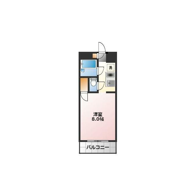 タートルストーンビル 210号室 間取り