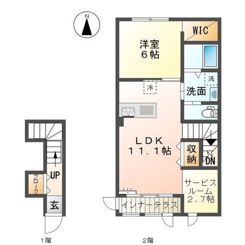 ブリスガーデンⅡ 201号室 間取り