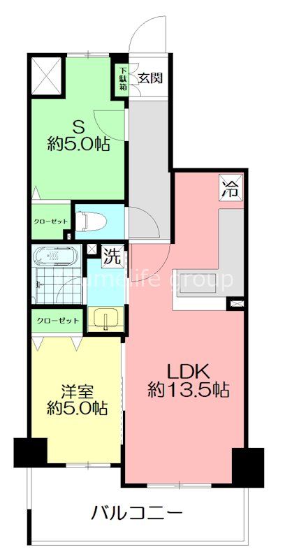プレディアンスフォート湘南平塚リコット 903号室 間取り