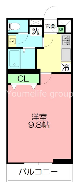 リブリ・ゆうやⅤ 201号室 間取り