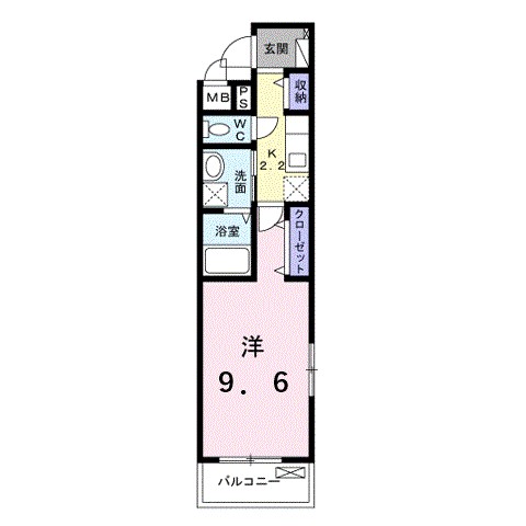 オーブ 301号室 間取り