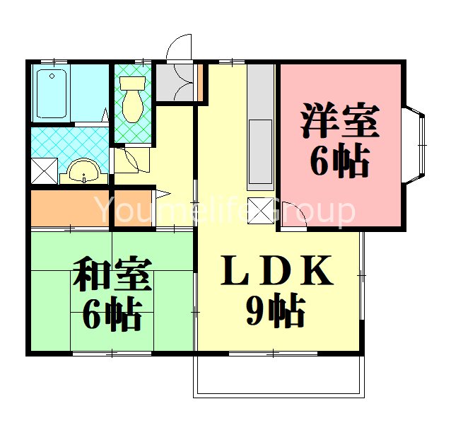 リヴァージュ湘南  201号室 間取り