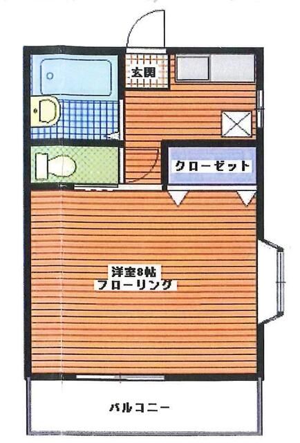 ハイムＭ＆Ａ 101号室 間取り