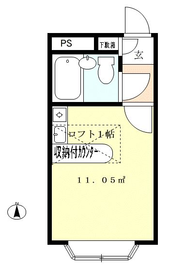 ベルピア鎌倉第３ 204号室 間取り