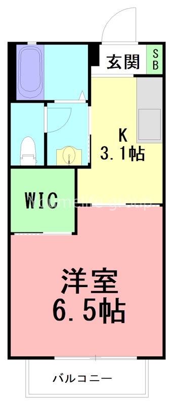 アーバンハイムＡ 102号室 間取り