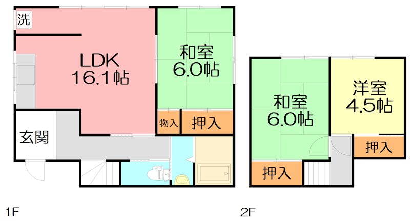 南足柄市塚原戸建て 間取り