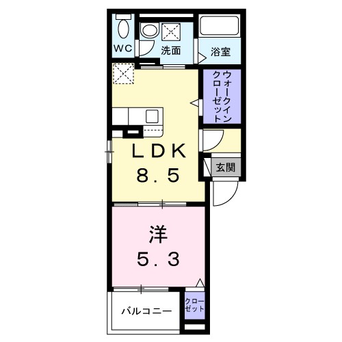 桜山３丁目アパート 301号室 間取り