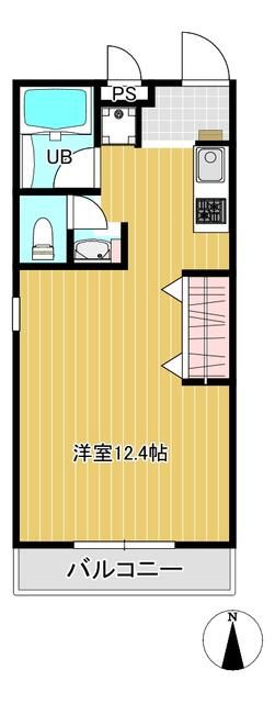 鎌倉女子大学隣マスカットハウス 201号室 間取り