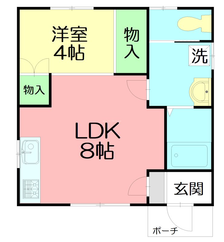生駒平屋2 間取り