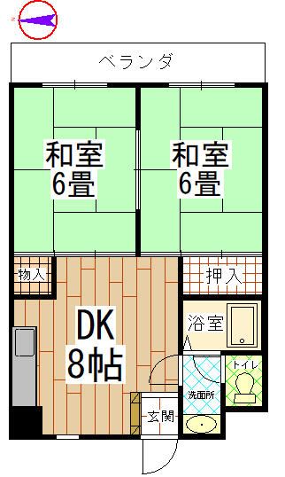 カーサ・デ・エスペランサ 402号室 間取り