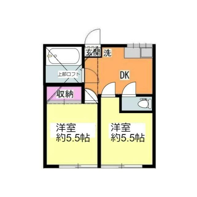 センチュリー２１タマアパート 102号室 間取り