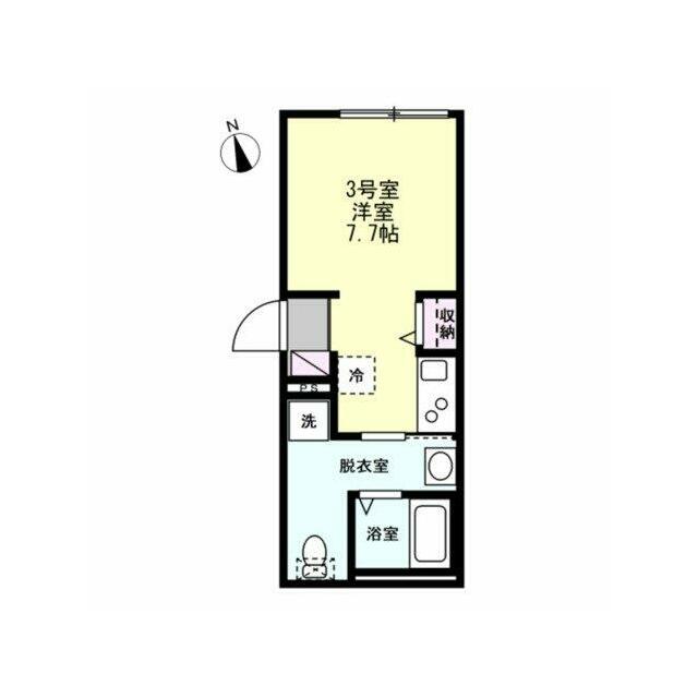 ベイルーム本厚木Ｎｏｒｔｅ 303号室 間取り