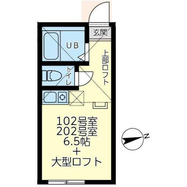 ユナイト戸塚トゥインクル 202号室 間取り