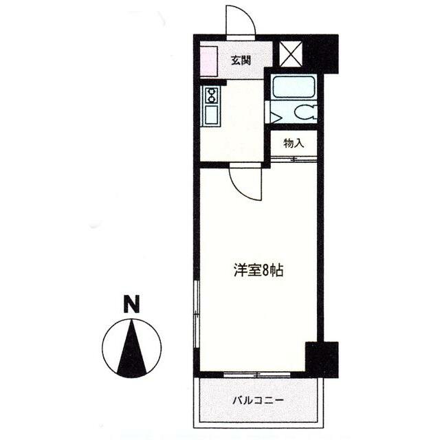 ロイヤルマンション国府津 203号室 間取り