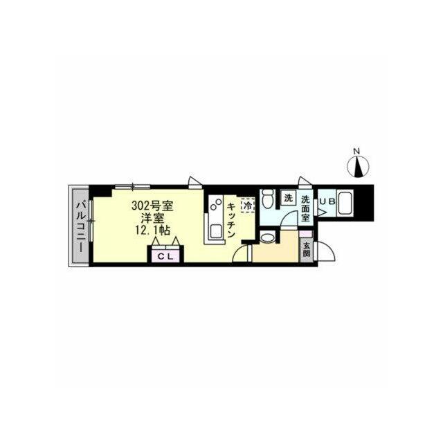 Ｔ＆Ｆ本厚木ビル 302号室 間取り
