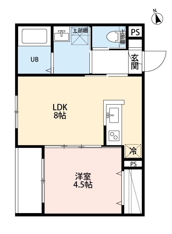 THE BASE 高座渋谷（ザ ベース コウザシブヤ） 302号室 間取り