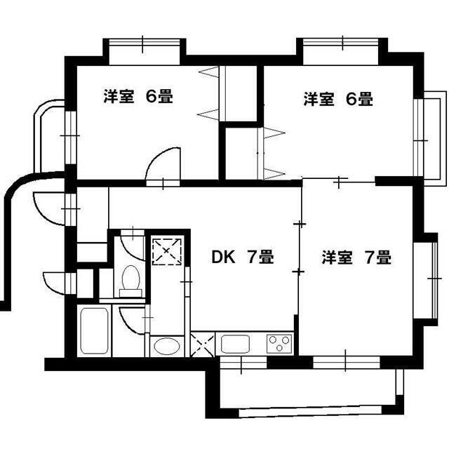 ウッドガーデン東戸塚 A301号室 間取り