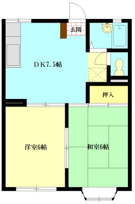 ハイツZC 102号室 間取り