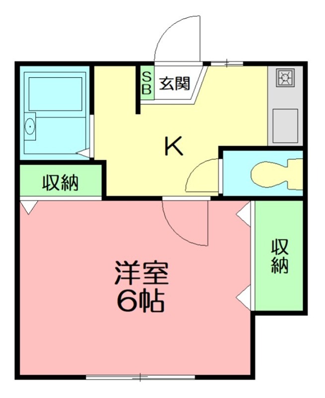 リアン湘南台 101号室 間取り