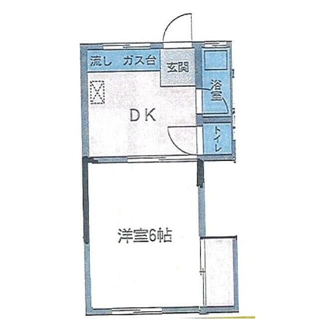 いとう荘 103号号室 間取り