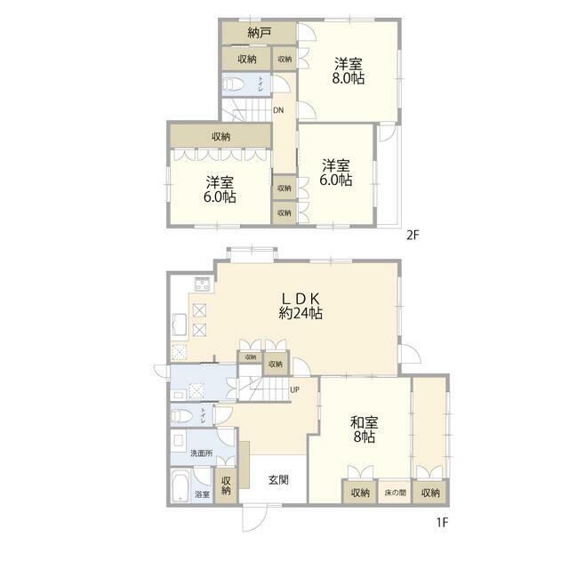 大和市福田戸建（０００５２９３） 間取り
