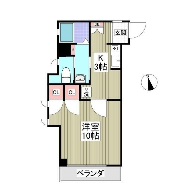 マルヴィエント湘南 301号室 間取り
