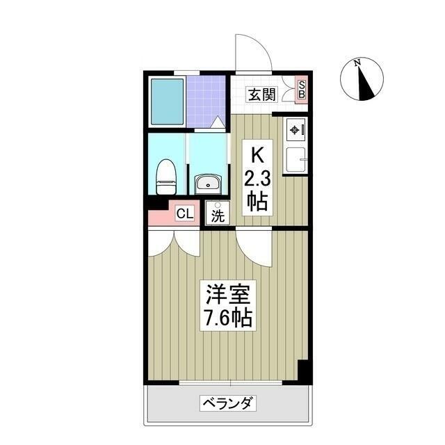 マルヴィエント湘南 302号室 間取り