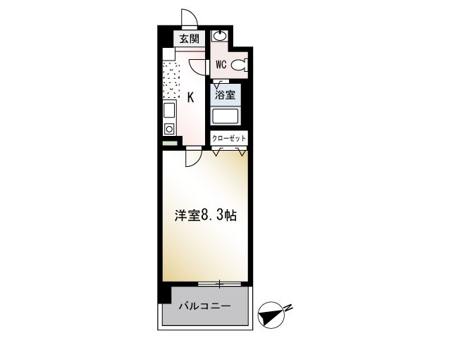 セレスティアル　アスカ 203号室 間取り