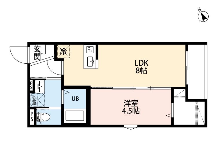 ラネージュ海老名(ラネージュエビナ) 301号室 間取り