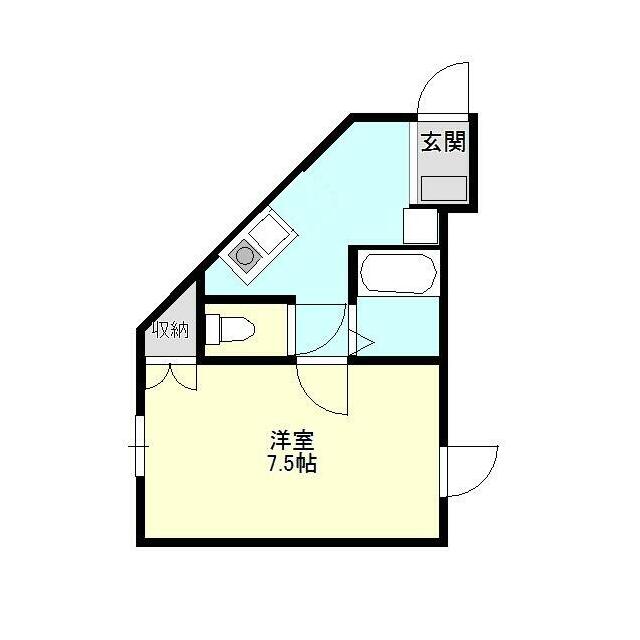 エクシリア湘南 103号室 間取り