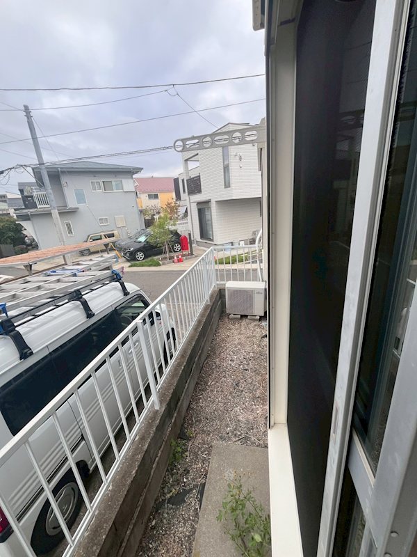 ハイムライラックＢ ベランダ