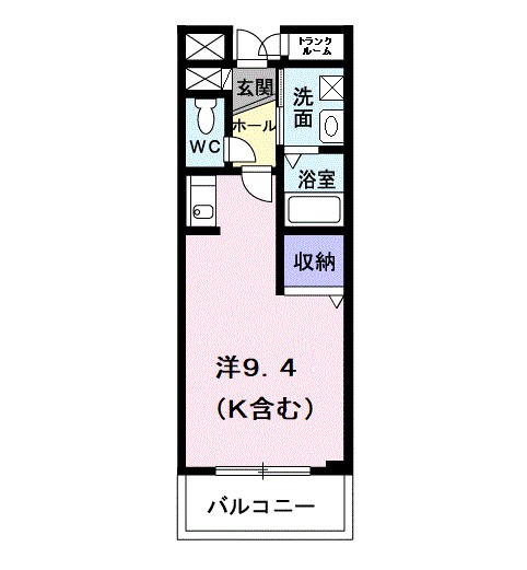 ツインスターＡ 301号室 間取り