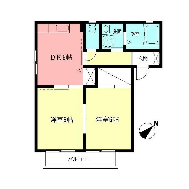ハイネスⅠ 101号室 間取り