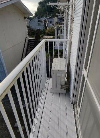 コーポ白山Ｂ ベランダ