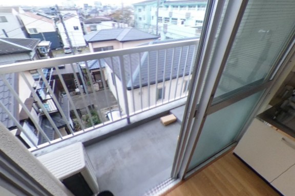 厚木サンコーポ ベランダ