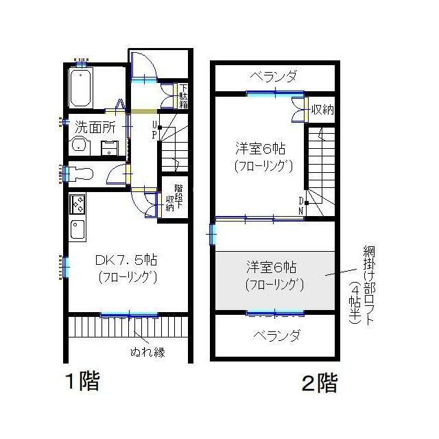 Ｓｏｕｔｈ　Ｓｈｏｒｅ　ＳＨＯＮＡＮ 103号室 間取り