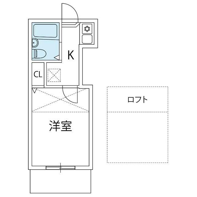 レオパレス藤沢第２５ 106号室 間取り