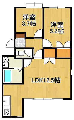 横浜ビレッジ壱番館 1-1号室 間取り