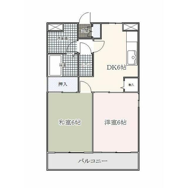 アービスＳＷ 302号室 間取り