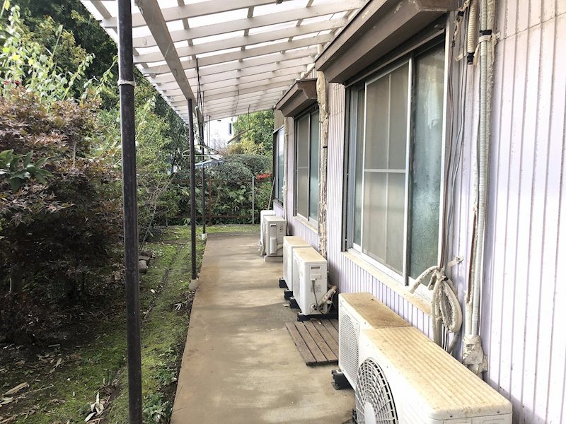 望栄荘 ベランダ