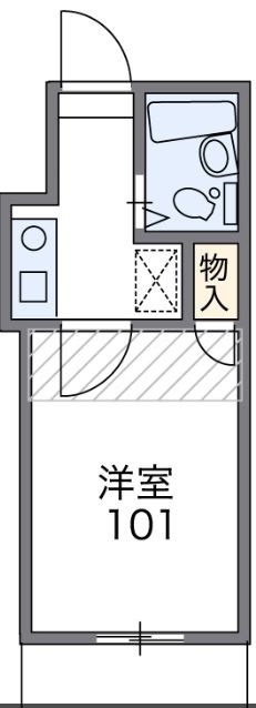 レオパレス藤沢第２５ 101号室 間取り
