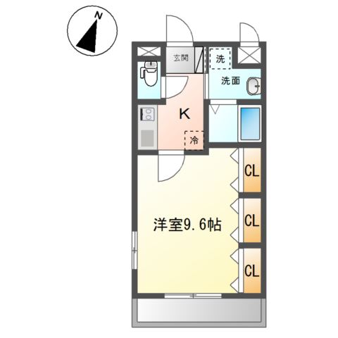 ビレッジ高坪Ⅱ 間取り