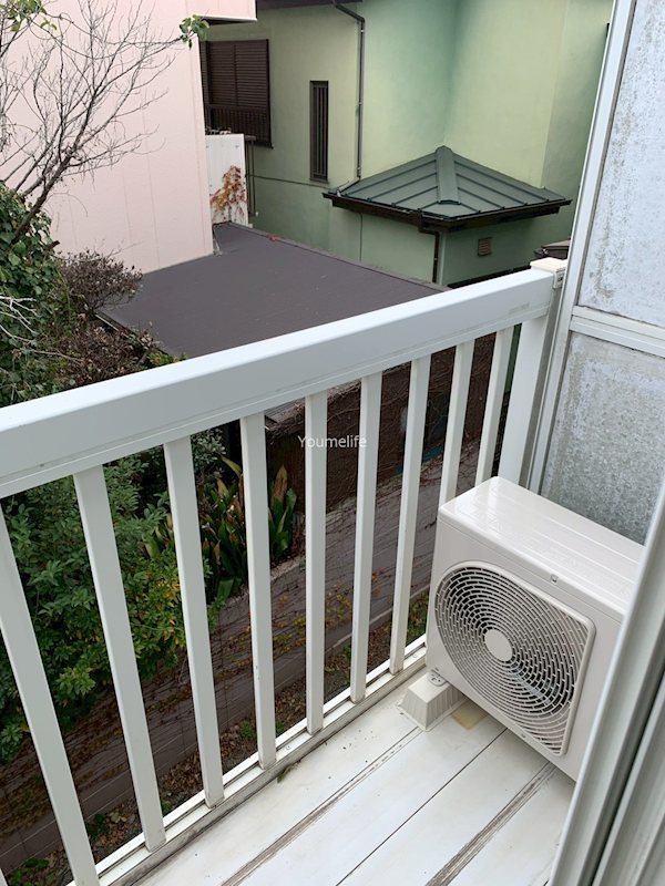 プラーズ城南B ベランダ