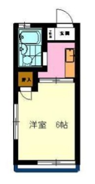 コーポ椎葉 102号室 間取り