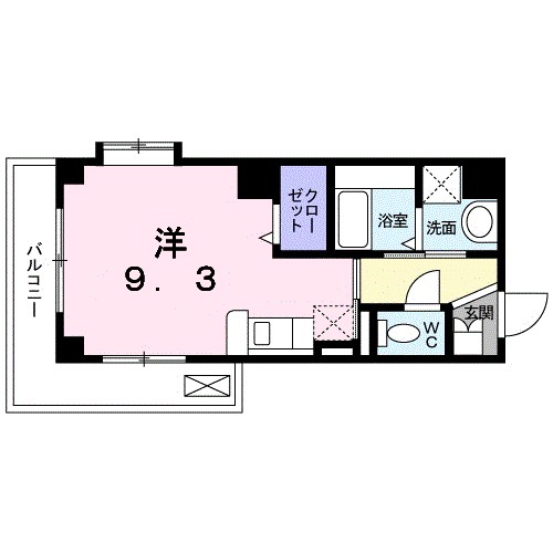 喜久屋ビル 503号室 間取り