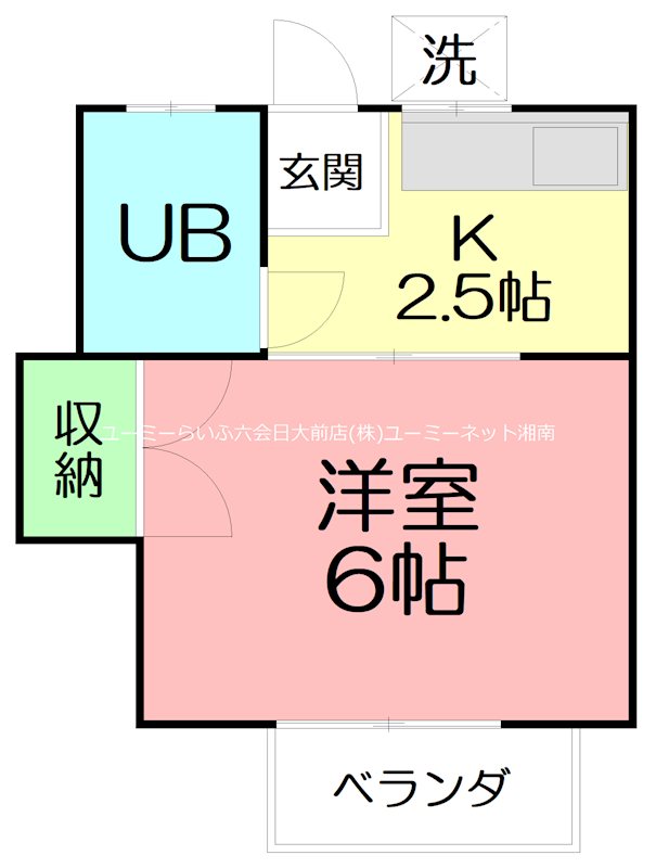 第2湘南ハイツ 203号室 間取り