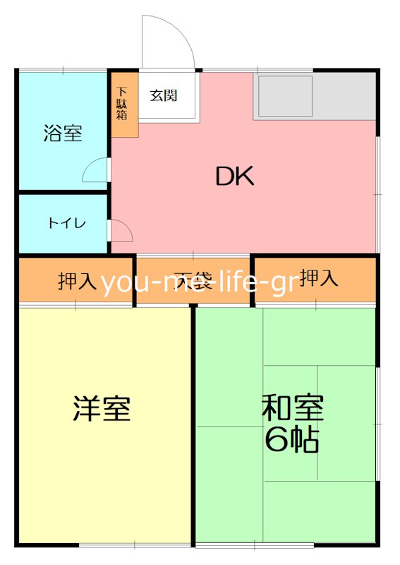 久保田コーポⅡ 間取り