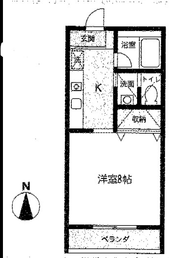 ソレイユ 202号室 間取り